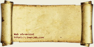 Kristina Gašpar vizit kartica